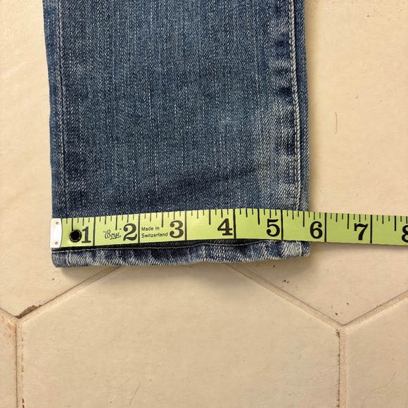 AG Adriano Goldschmied The Stilt Cigarette Leg Jean medium/light wash Size 25 - Picture 10 of 11